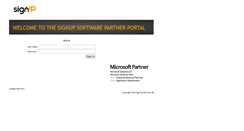 Desktop Screenshot of partner.signup.se